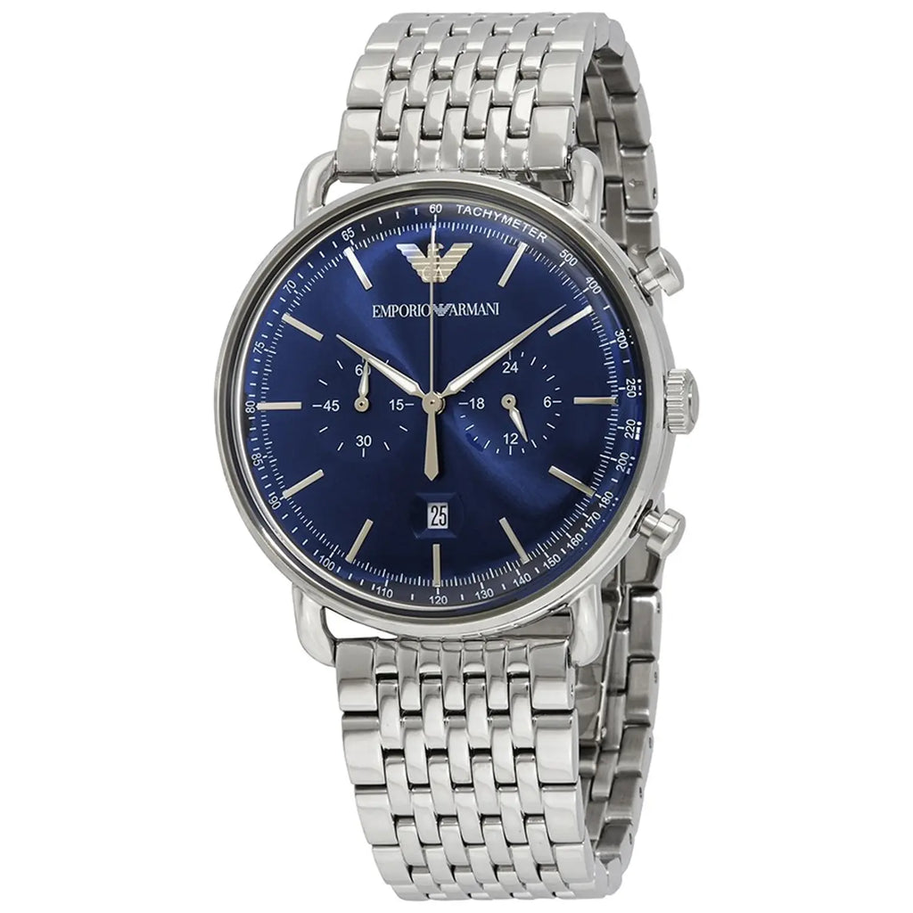 Emporio Armani Men’s Chronograph Stainless Steel 43mm Watch AR11238