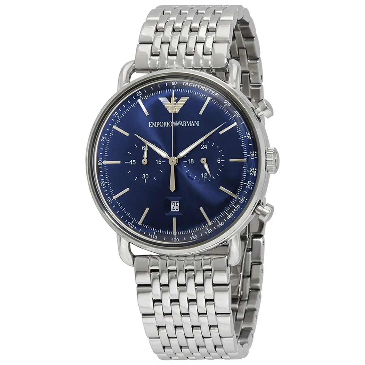 Emporio Armani Men’s Chronograph Stainless Steel 43mm Watch AR11238
