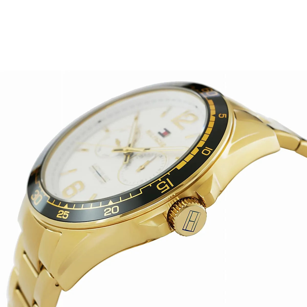 Tommy Hilfiger Men’s Quartz Stainless Steel Silver Dial 46mm Watch 1791365