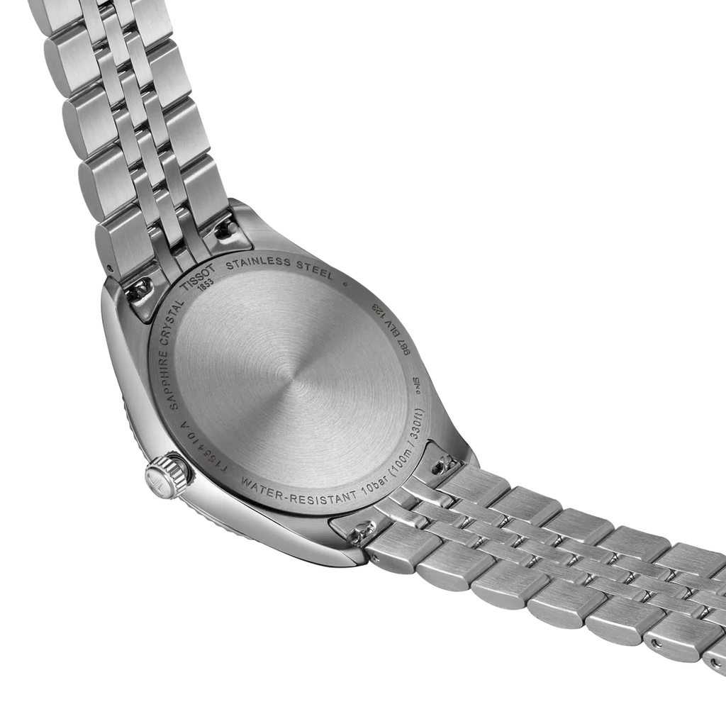 TISSOT Ballade Men's Quartz Swiss Made Silver Stainless Steel Green Dial 40mm Watch T156.410.11.091.00