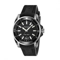 Gucci Men’s Swiss Made Quartz Black Silicone Strap Black Dial 45mm Watch YA136204