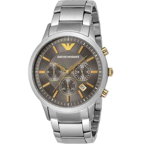 Emporio Armani Men’s Quartz Chronograph Stainless Steel 43mm Watch AR11047