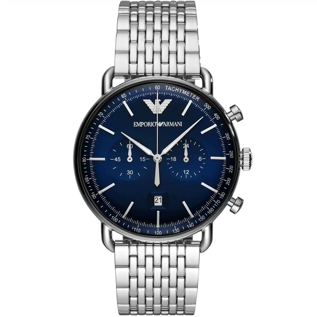 Emporio Armani Men’s Chronograph Stainless Steel 43mm Watch AR11238