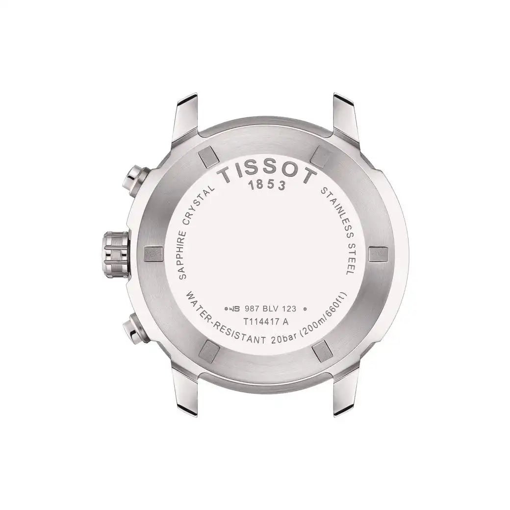 TISSOT PRC 200 Men’s Quartz Swiss Made Silver Stainless Steel Silver Dial 42mm Watch T114.417.11.037.00