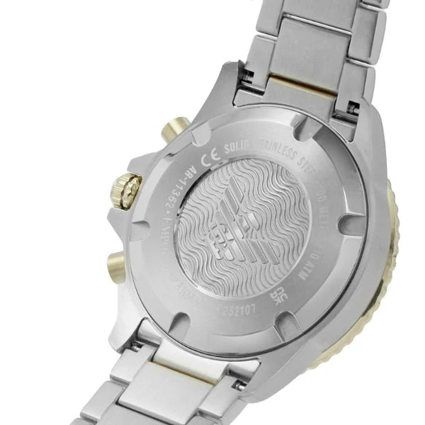 Emporio Armani Men’s Quartz Stainless Steel Blue Dial 43mm Watch AR11362