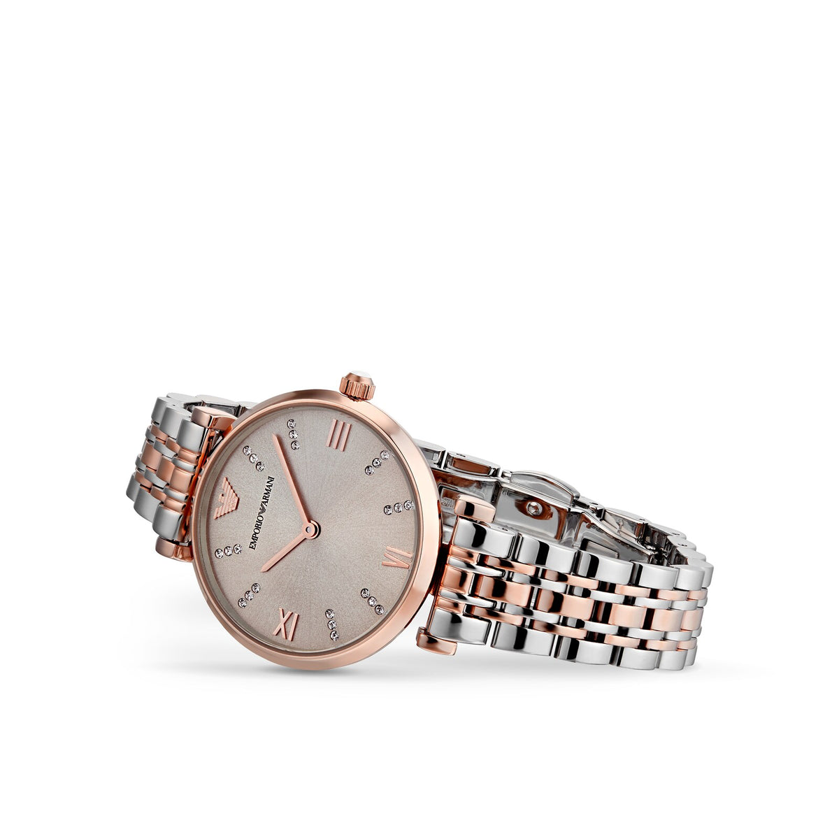 Emporio Armani Women’s Analog Stainless Steel Grey Dial 31mm Watch AR1840