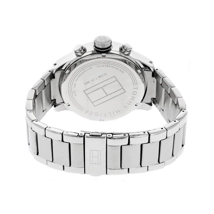 Tommy Hilfiger Men’s Quartz Stainless Steel Black Dial 46mm Watch 1791120