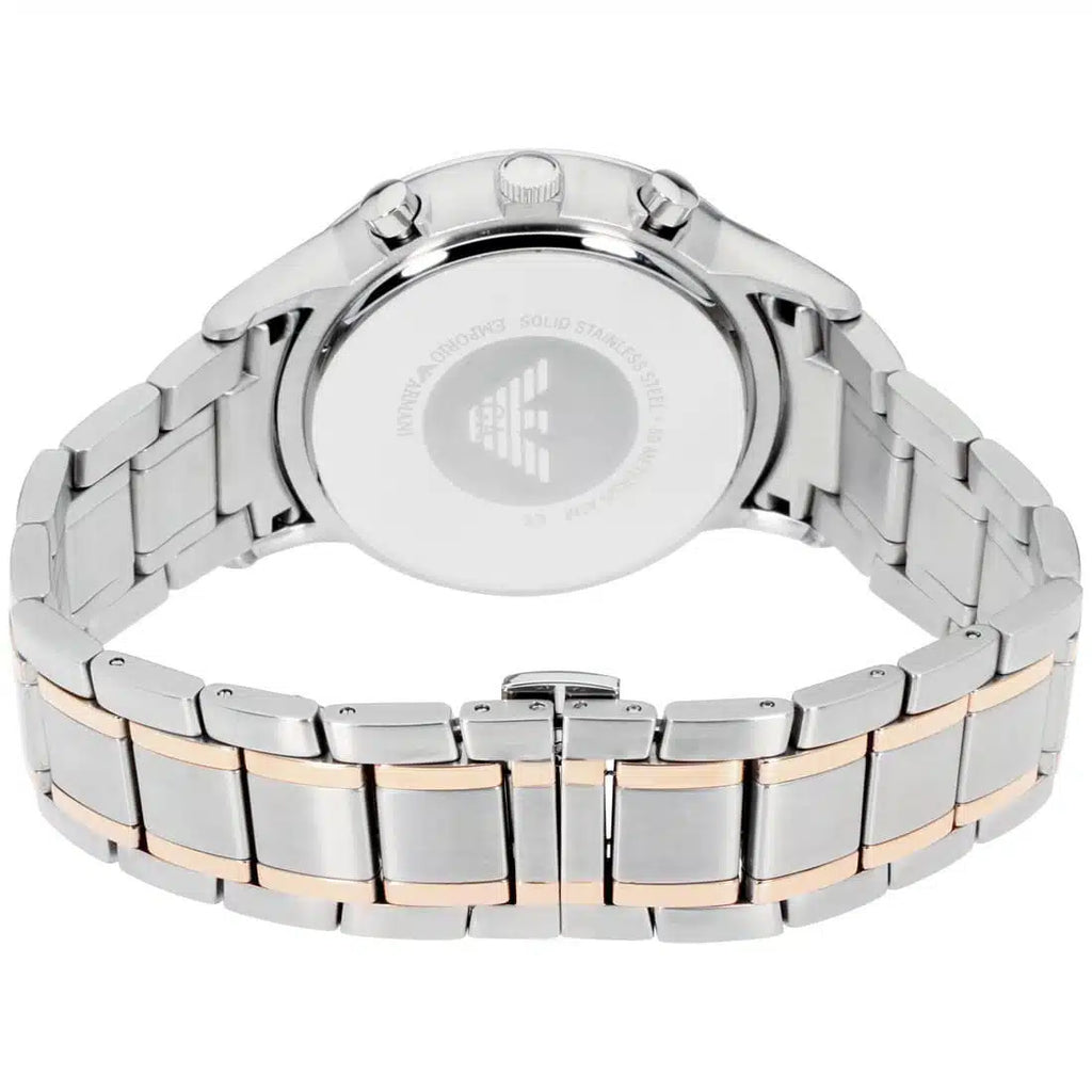 Emporio Armani Men’s Analogue Quartz Stainless Steel Black Dial 43mm Watch AR11165