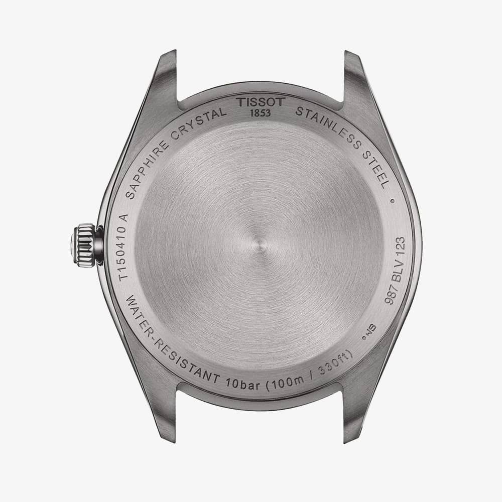 TISSOT Men’s Quartz Swiss Made Silver Stainless Steel Blue Dial 40mm Watch T150.410.11.041.00