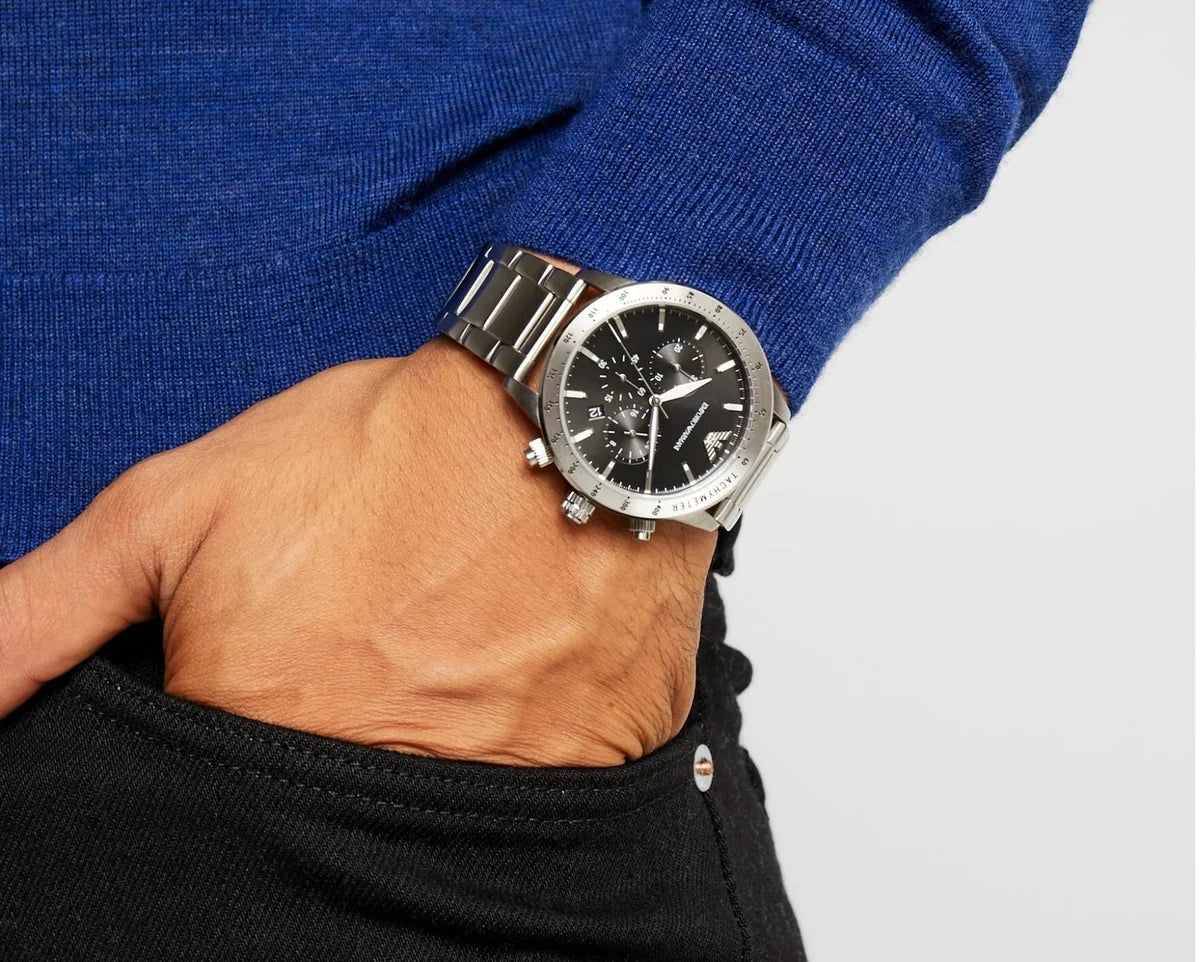 Emporio Armani Men’s Analogue Quartz Stainless Steel 43mm Watch AR11241