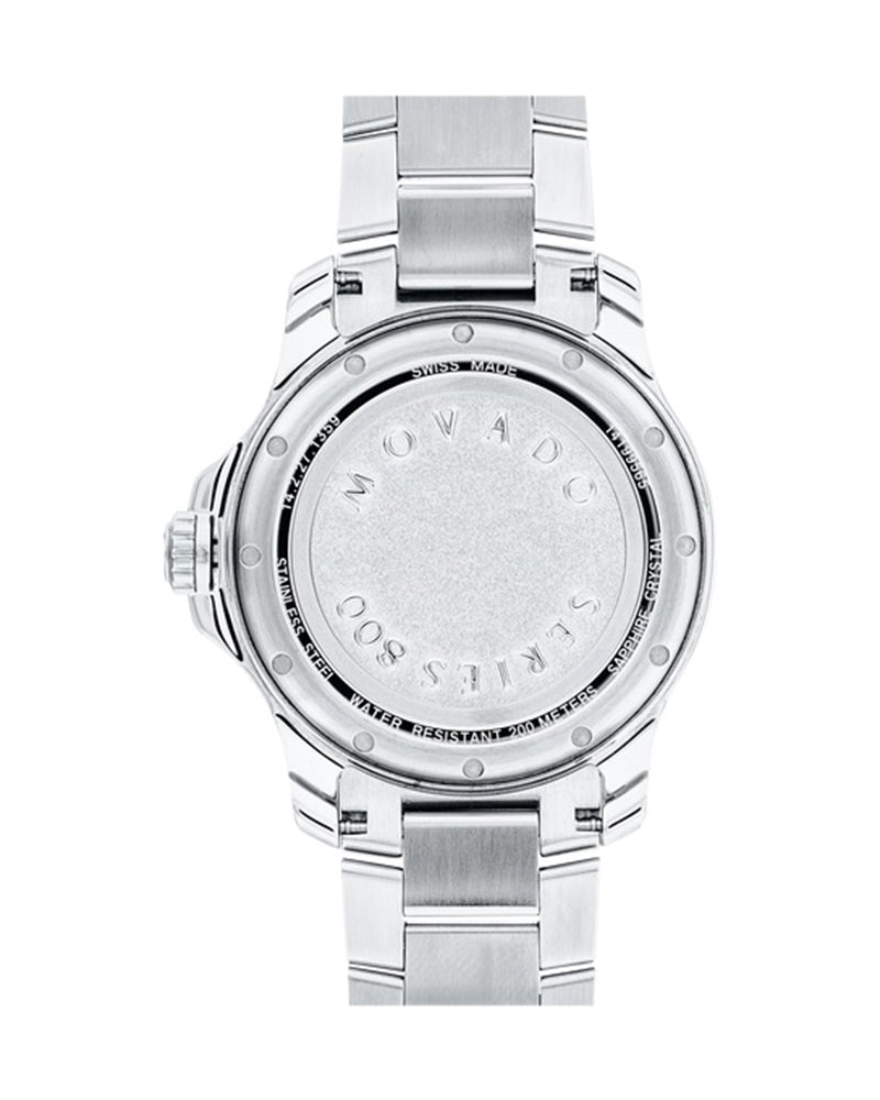 Movado Men’s Quartz Swiss Made Stainless Steel Blue Dial 40mm Watch 2600137