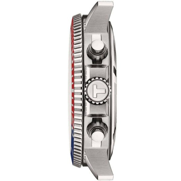 TISSOT Seastar 1000 Men’s Chronograph Quartz Swiss Made Silver Stainless Steel Blue Dial 45mm Watch T120.417.11.041.03