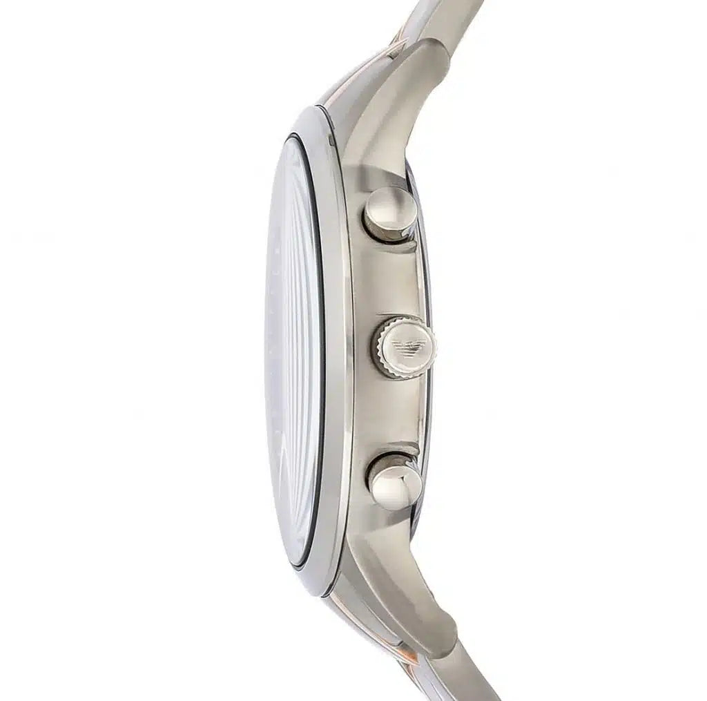 Emporio Armani Men’s Analogue Quartz Stainless Steel Black Dial 43mm Watch AR11165