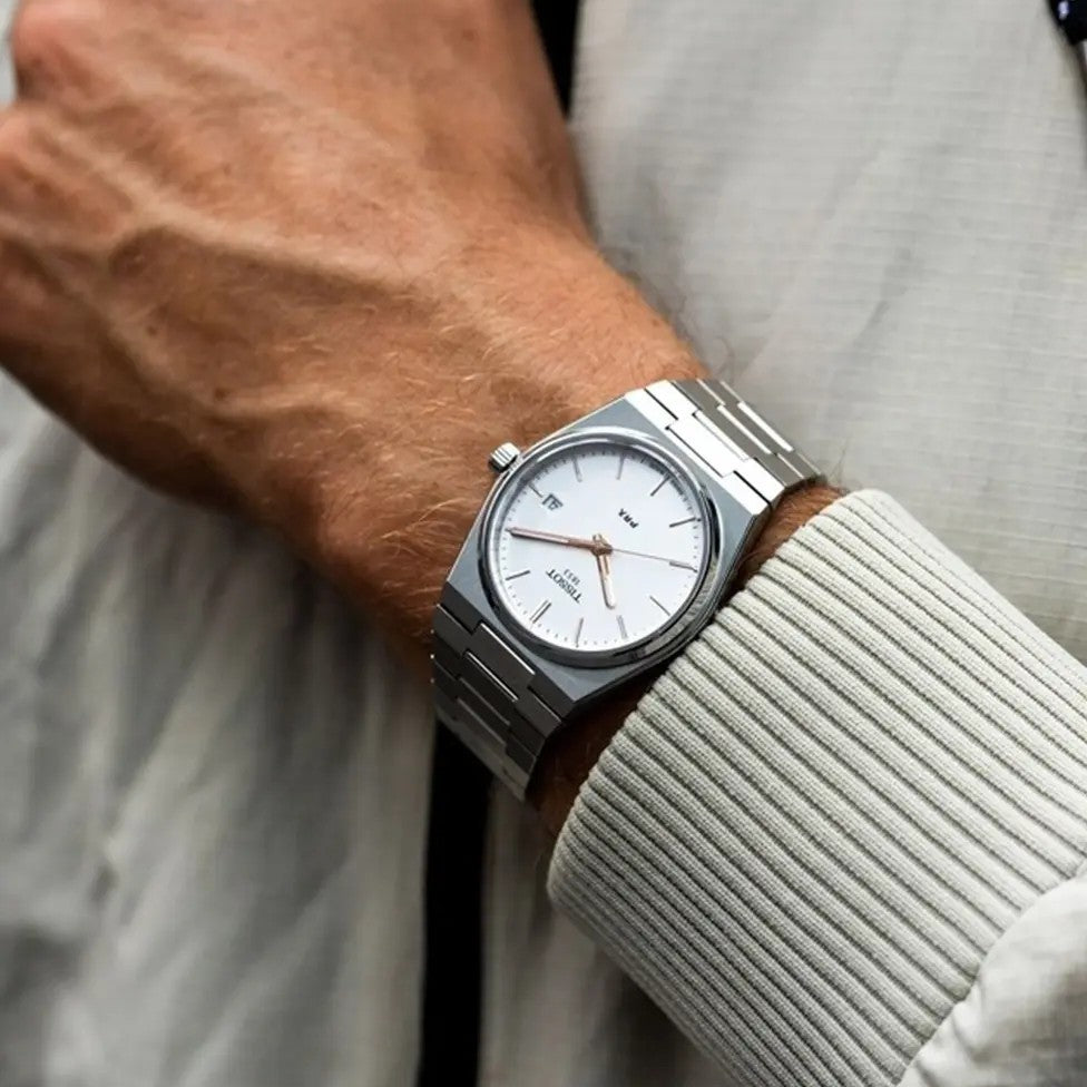 TISSOT PRX Men’s Quartz Swiss Made Stainless Steel Silver Dial 40mm Watch T137.410.11.031.00