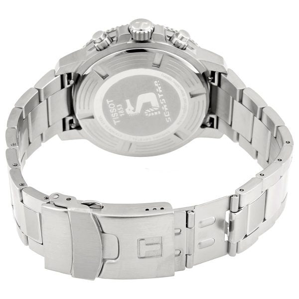 TISSOT Seastar 1000 Men’s Chronograph Quartz Swiss Made Silver Stainless Steel Blue Dial 45mm Watch T120.417.11.041.03