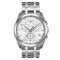 TISSOT Men’s Couturier Chronograph Quartz Swiss Made Stainless Steel Silver Dial 41mm Watch T035.617.11.031.00