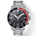 TISSOT Seastar 1000 Men’s Quartz Swiss Made Stainless Steel Black Dial 45mm Watch T120.417.11.051.01