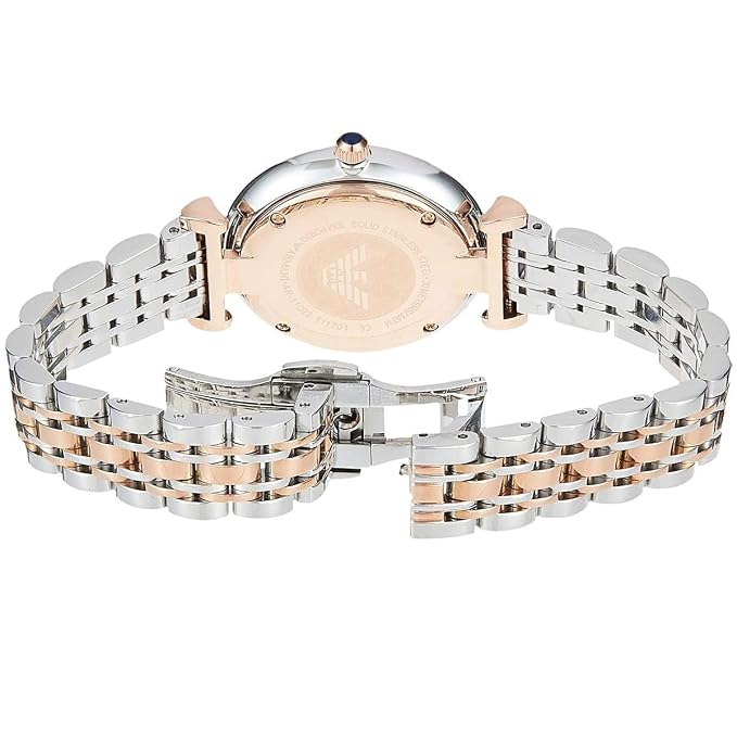 Emporio Armani Women’s Quartz Stainless Steel Blue Dial 32mm Watch AR11092