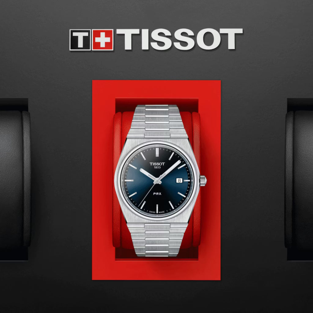 TISSOT PRX Men’s Quartz Swiss Made Stainless Steel Blue Dial 40mm Watch T137.410.11.041.00