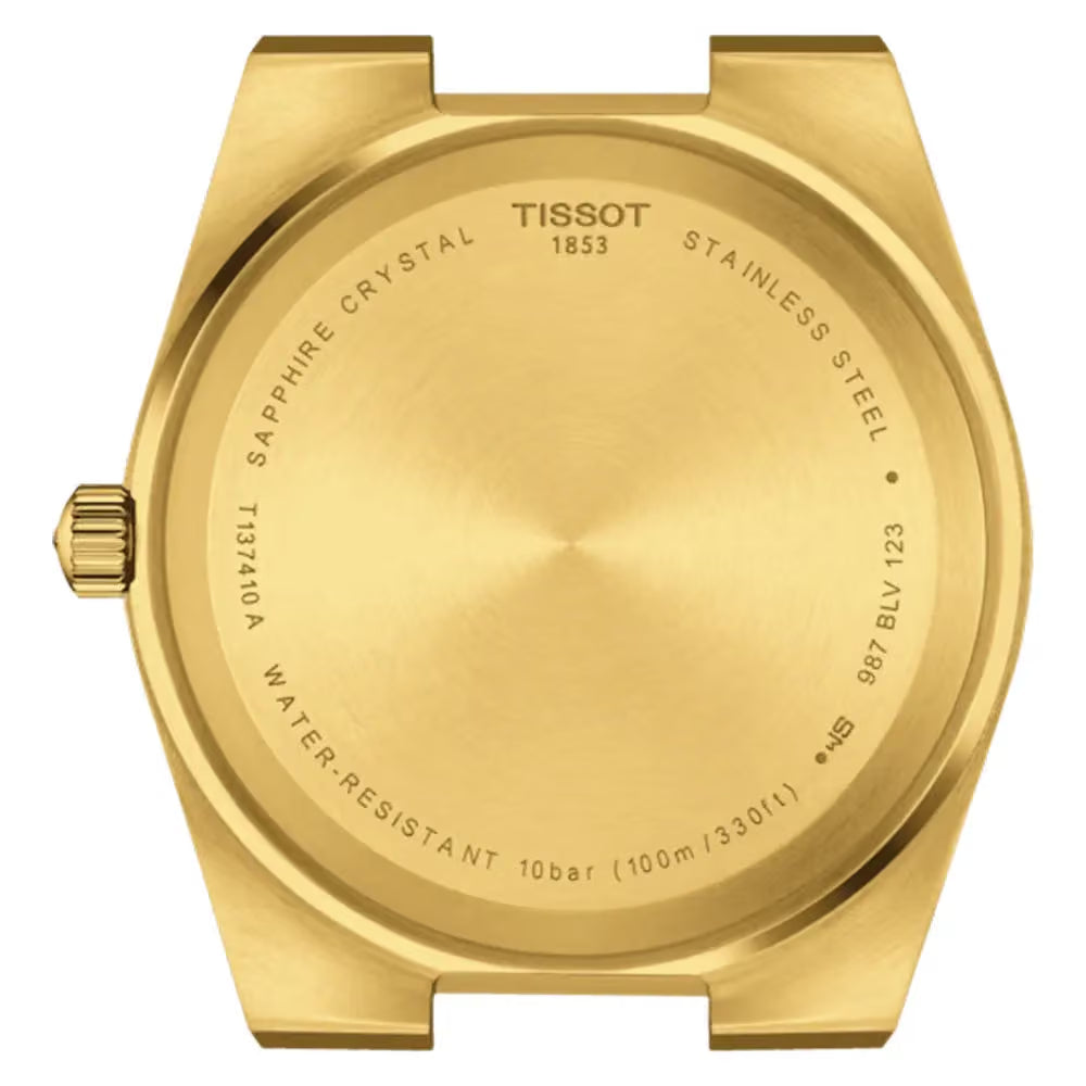 TISSOT PRX Men’s Swiss Made Quartz Gold Stainless Steel Gold Dial 40mm Watch T137.410.33.021.00