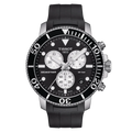 TISSOT Seastar 1000 Men’s Chronograph Quartz Black Silicone Strap Black Dial 45mm Watch T120.417.17.051.00