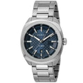 Gucci Men’s Swiss Made Quartz Silver Stainless Steel Blue Dial 41mm Watch YA142314