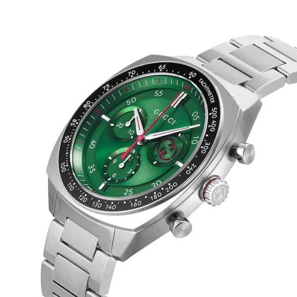 Gucci Men’s Swiss Made Quartz Stainless Steel Blue Dial 41mm Watch YA142317