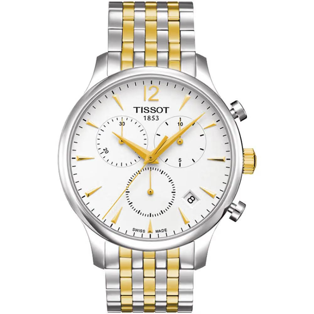 TISSOT Men’s Quartz Swiss Made Stainless Steel White Dial 42mm Watch T063.617.22.037.00