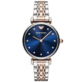 Emporio Armani Women’s Quartz Stainless Steel Blue Dial 32mm Watch AR11092