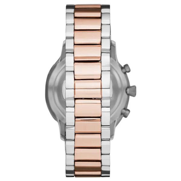 Emporio Armani Men’s Chronograph Quartz Stainless Steel White Dial 44mm Watch AR11209