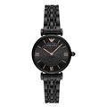 Emporio Armani Women’s Analog Stainless Steel Black Dial 32mm Watch AR11245