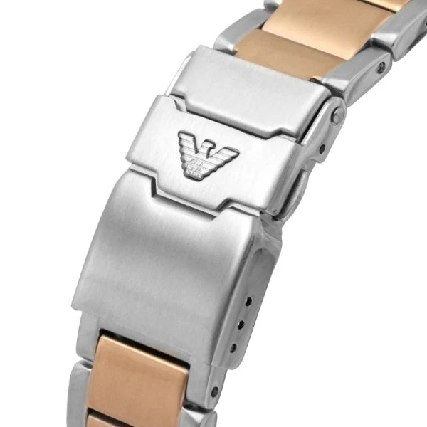 Emporio Armani Men’s Quartz Stainless Steel Brown Dial 42mm Watch AR11340