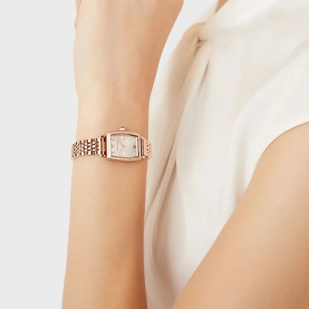 Emporio Armani Women’s Quartz Stainless Steel White Dial 26mm Watch AR11406