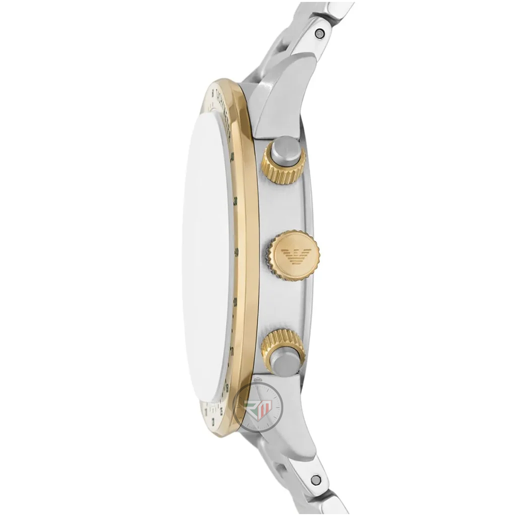Emporio Armani Men’s Quartz Stainless Steel Green Dial 43mm Watch AR11454