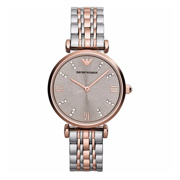 Emporio Armani Women’s Analog Stainless Steel Grey Dial 31mm Watch AR1840