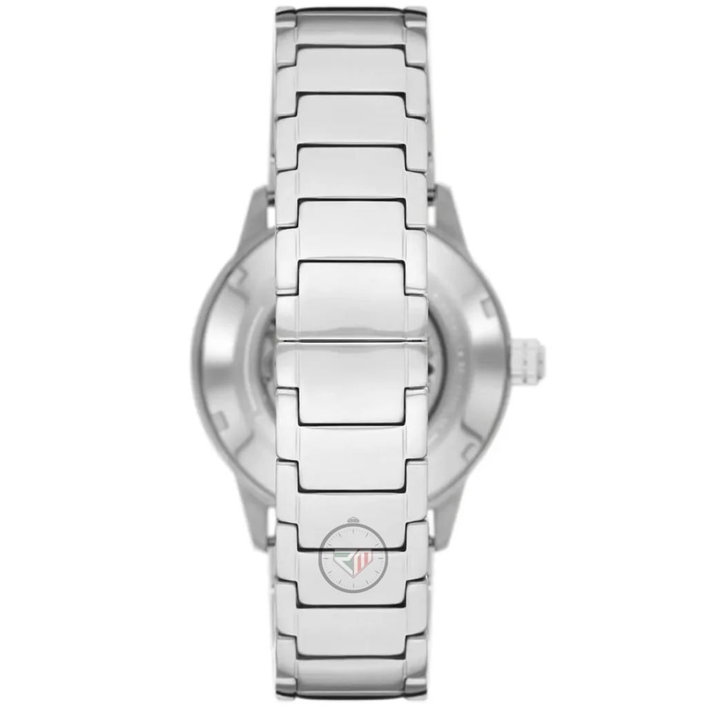 Emporio Armani Men’s Automatic Silver Stainless Steel Green Dial 43mm Watch AR60053