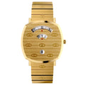 Gucci Men’s Swiss Made Quartz Gold Stainless Steel White Dial 38mm Watch YA157409