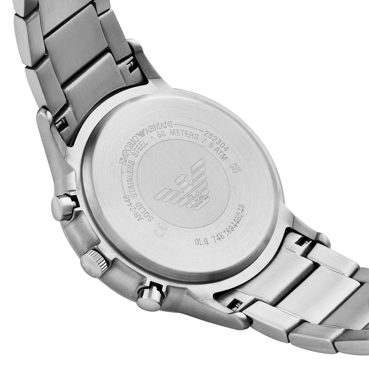 Emporio Armani Men’s Chronograph Quartz Stainless Steel Blue Dial 41mm Watch AR2448