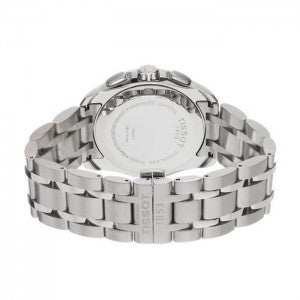 TISSOT Men’s Couturier Chronograph Quartz Swiss Made Stainless Steel Black Dial 41mm Watch T035.617.11.051.00