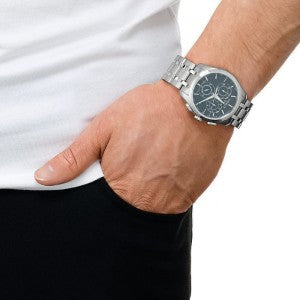 TISSOT Men’s Couturier Chronograph Quartz Swiss Made Stainless Steel Black Dial 41mm Watch T035.617.11.051.00