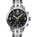 TISSOT PRC 200 Chronograph Men’s Quartz Swiss Made Stainless Steel Black Dial 42mm Watch T055.417.11.057.00