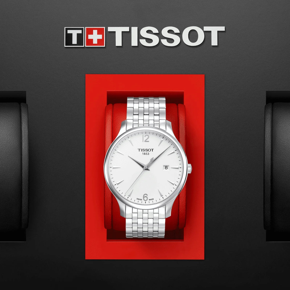 TISSOT Men’s Quartz Swiss Made Stainless Steel White Dial 42mm Watch T063.610.11.037.00