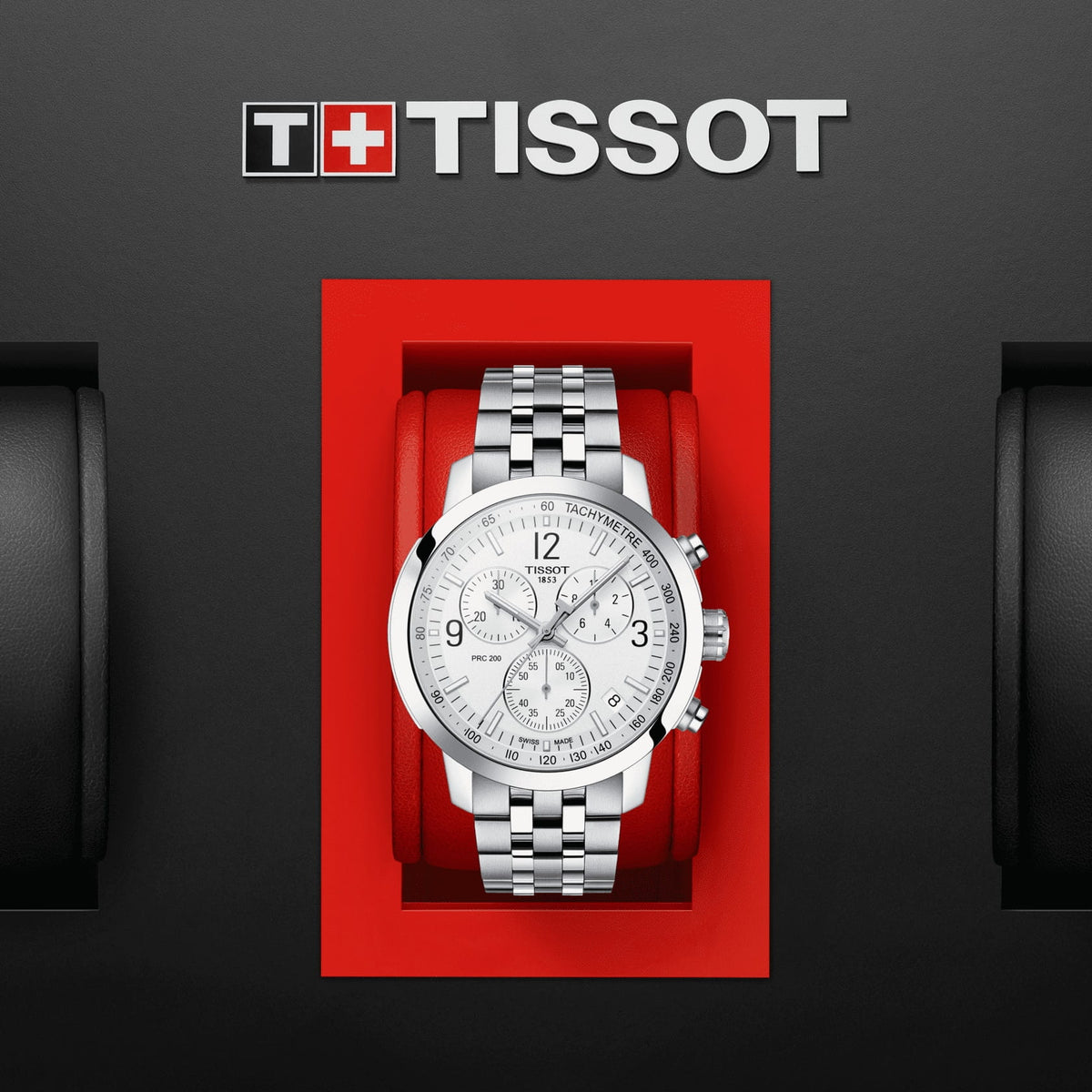 TISSOT PRC 200 Men’s Quartz Swiss Made Silver Stainless Steel Silver Dial 42mm Watch T114.417.11.037.00