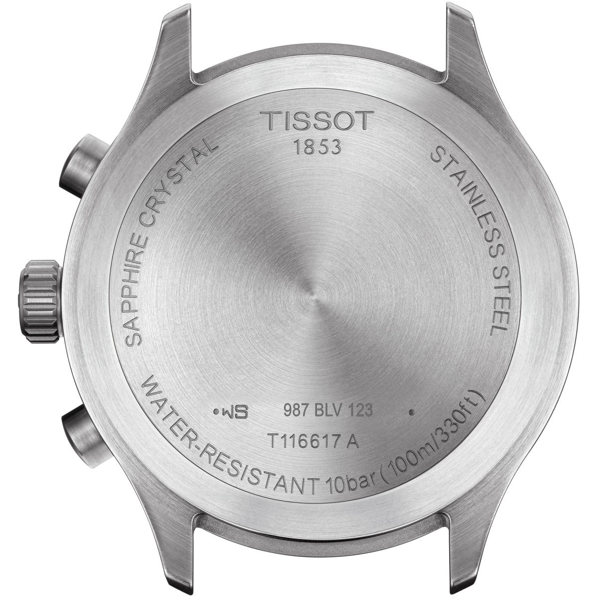 TISSOT Men’s Quartz Swiss Made Silver Stainless Steel Blue Dial 45mm Watch T116.617.11.047.01
