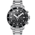 TISSOT Seastar 1000 Chronograph Men’s Quartz Swiss Made Stainless Steel Black Dial 45mm Watch T120.417.11.051.00
