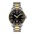 TISSOT Seastar Men’s Quartz Swiss Made Two-Tone Stainless Steel Black Dial 40mm Watch T120.410.22.051.00