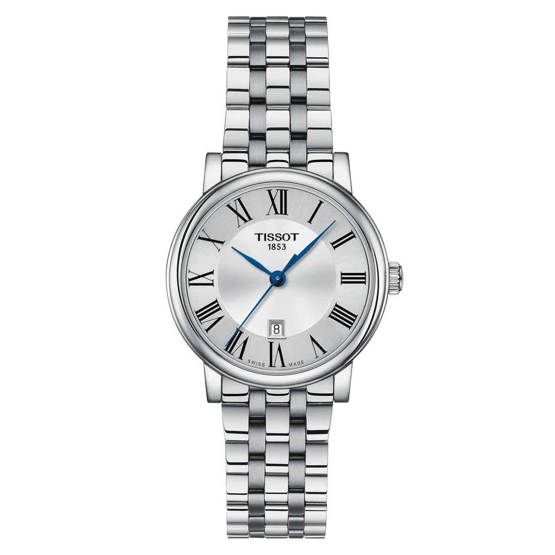 Tissot Women’s Quartz Swiss Made Stainless Steel Silver Dial 30mm Watch T122.210.11.033.00