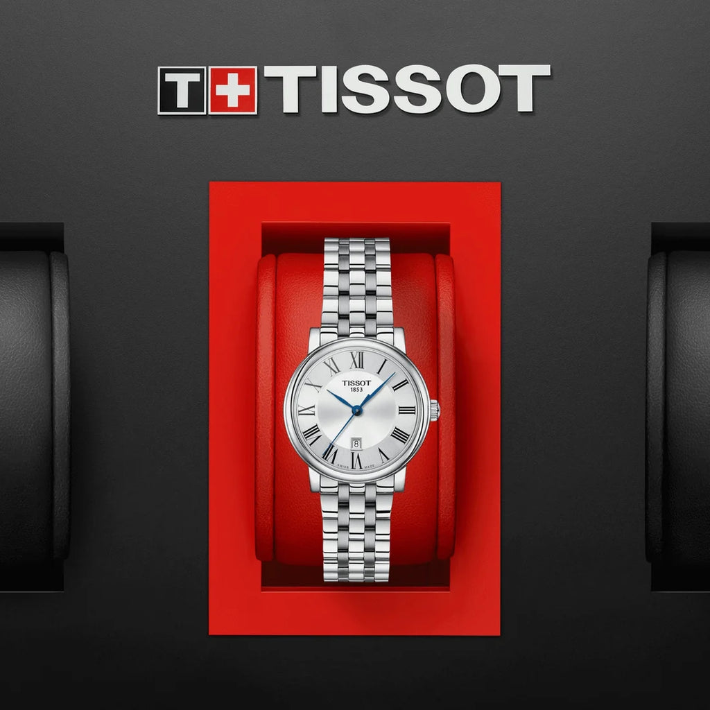 Tissot Women’s Quartz Swiss Made Stainless Steel Silver Dial 30mm Watch T122.210.11.033.00