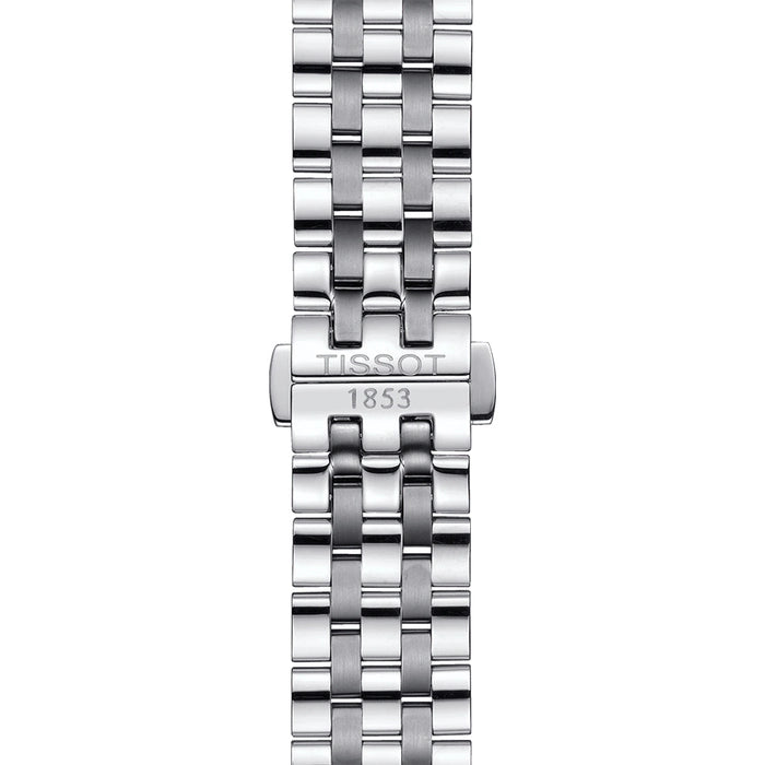 TISSOT Men’s Quartz Swiss Made Silver Stainless Steel Black Dial 40mm Watch T122.410.11.053.00