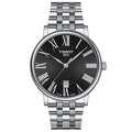 TISSOT Men’s Quartz Swiss Made Silver Stainless Steel Black Dial 40mm Watch T122.410.11.053.00